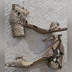 Michael Kors snakeskin heels